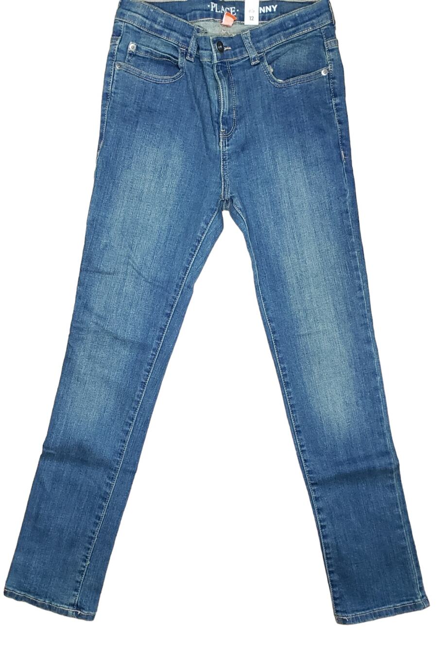 The Children's Place Girls Kids Skinny Jeans Stretch Tide Pool Denim Sz 12 NWT